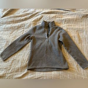 Fjallraven Women’s Size Medium Button Up Fleece in Grey - Öcik Fleece Sweater